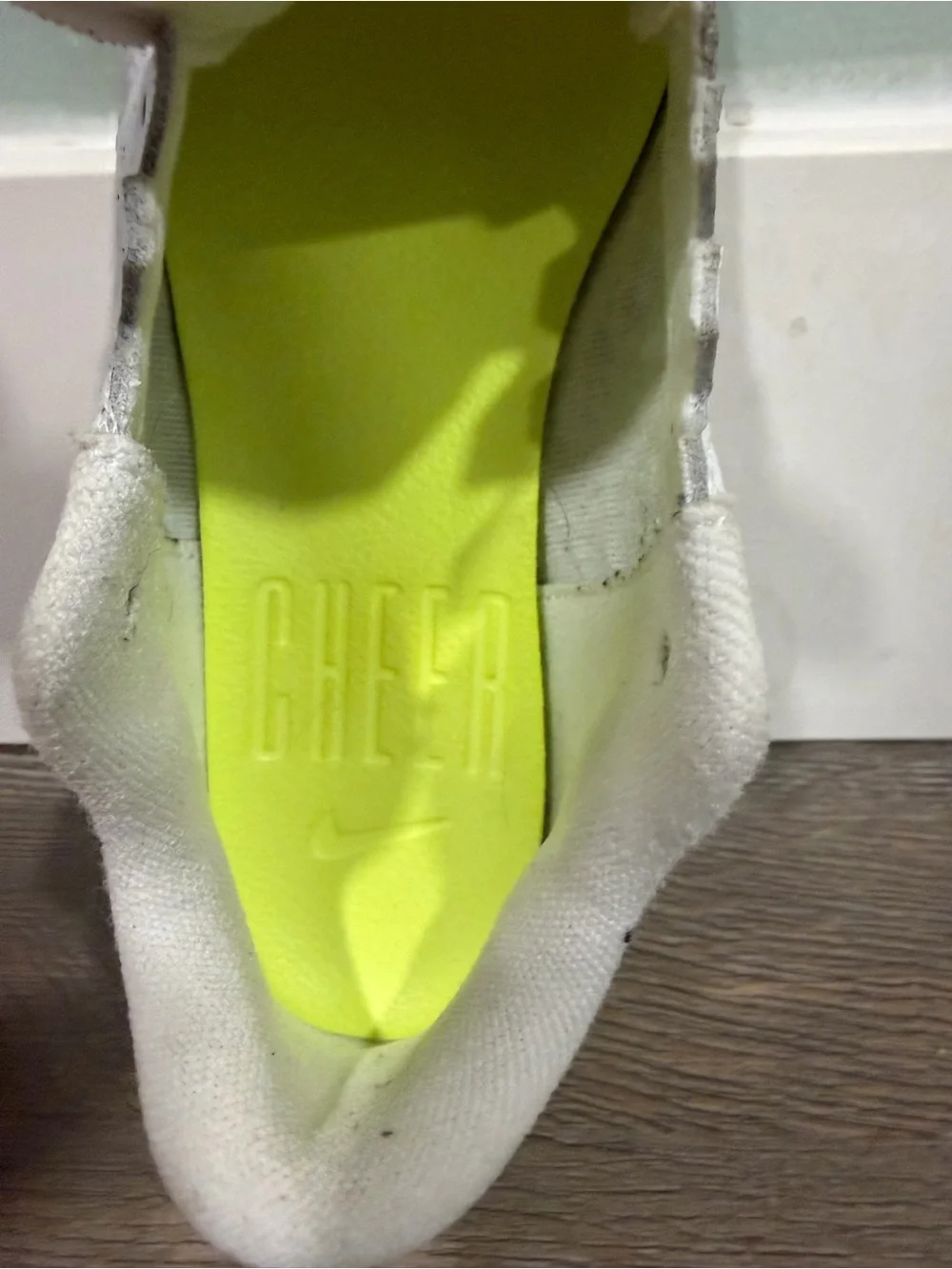 Girls Nike cheer sneakers